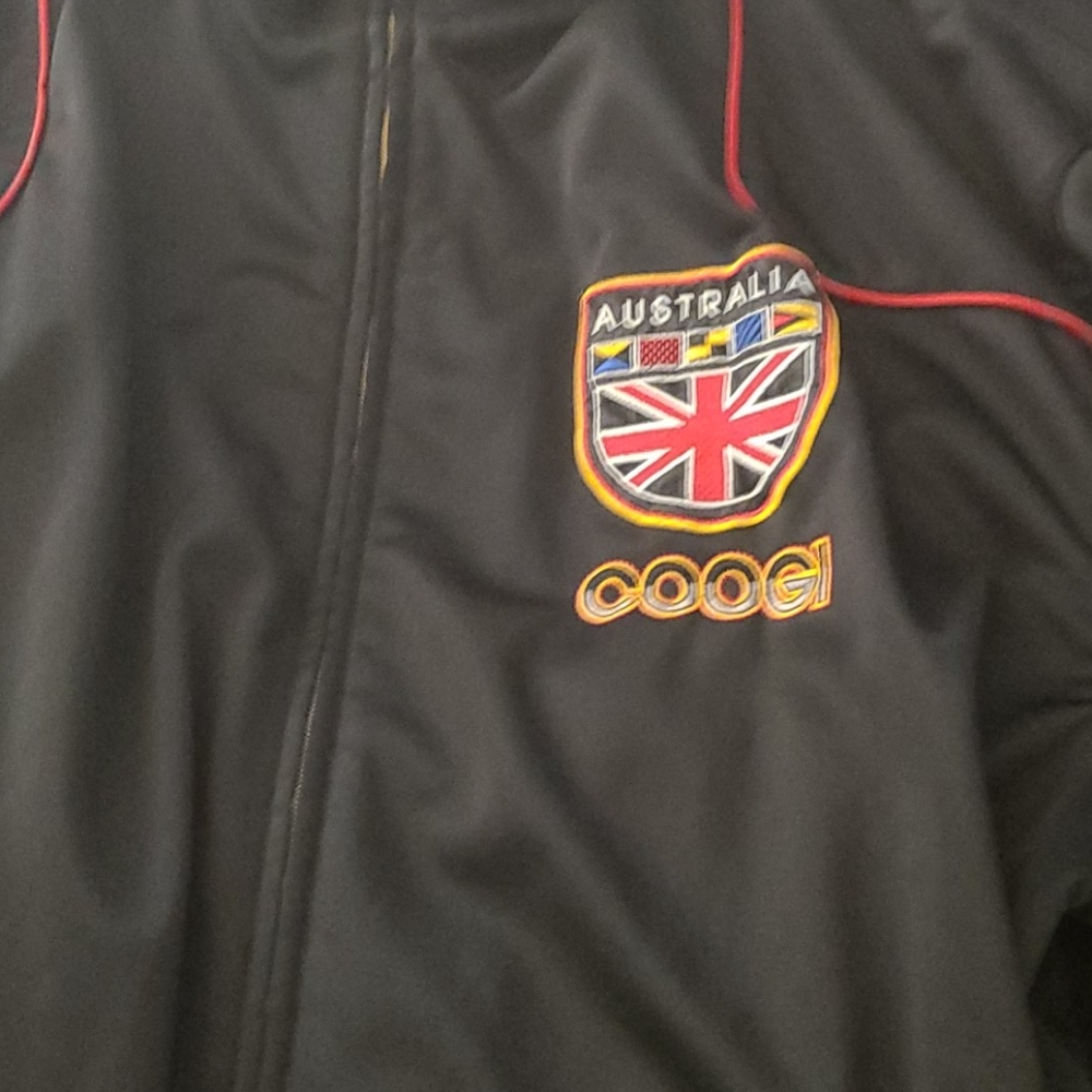 Coogi track jacket black